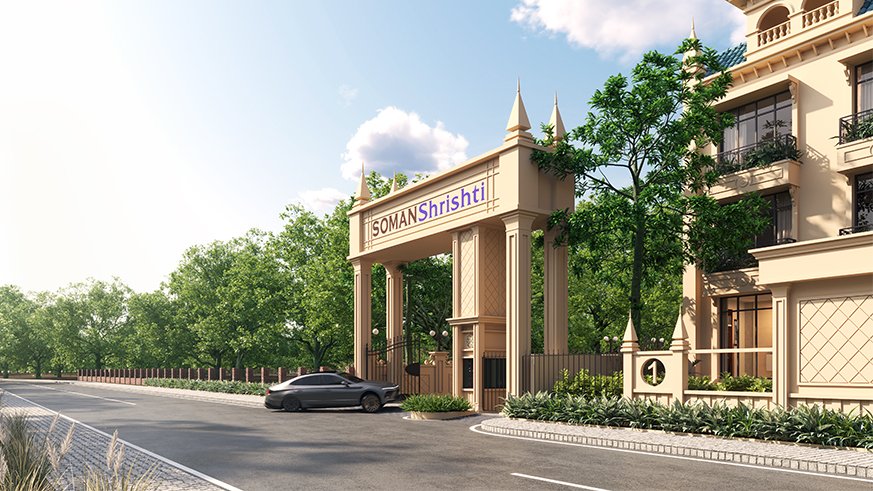 Soman Shrishti entrance view